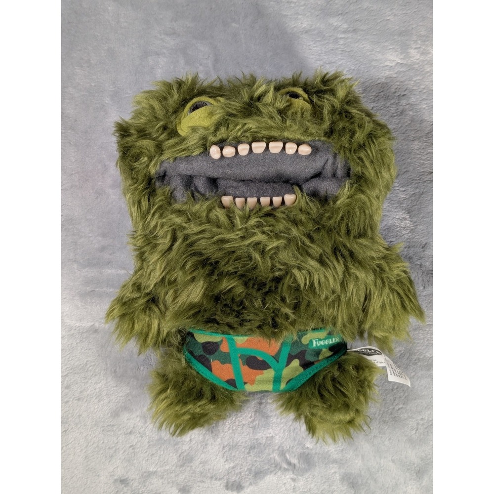 Count Underoo McGoo #037 Green Budgie Fuggler Plush Funny Ugly Monster